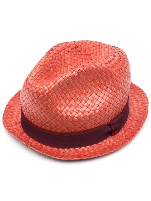 Paul Smith ribbon-detail sun hat - Red