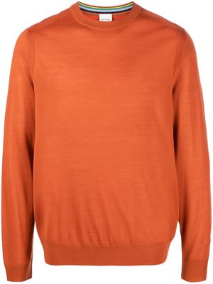 Paul Smith round-neck knitted jumper - Orange
