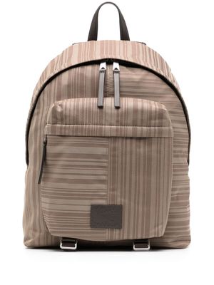 Paul Smith Shadow Stripe backpack - Brown