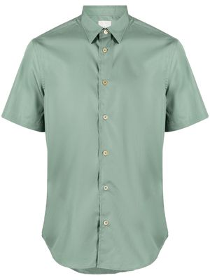 Paul Smith short-sleeve cotton shirt - Green