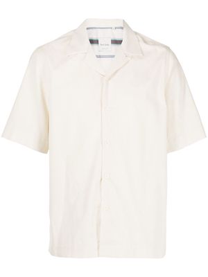Paul Smith short-sleeved cotton shirt - Neutrals