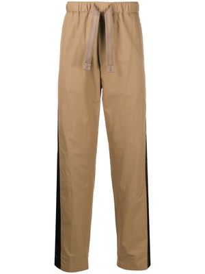 Paul Smith side stripe straight trousers - Neutrals
