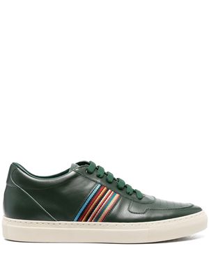 Paul Smith signature-stripe detail sneakers - Green
