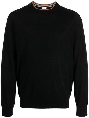 Paul Smith Signature Stripe merino-wool jumper - Black