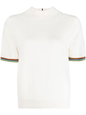 Paul Smith Signature stripe T-shirt - White