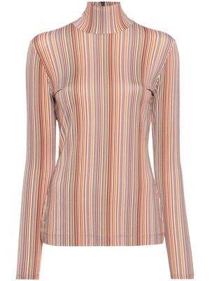 Paul Smith Signature Stripe top - Red