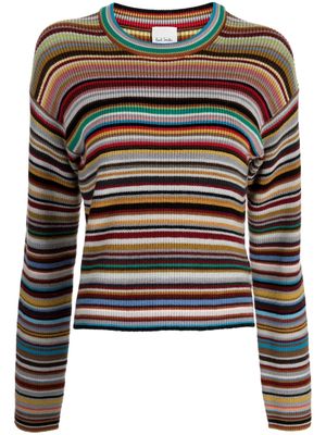 Paul Smith Signature Stripe virgin-wool jumper - Multicolour