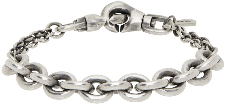 Paul Smith Silver Chunky Chain Bracelet