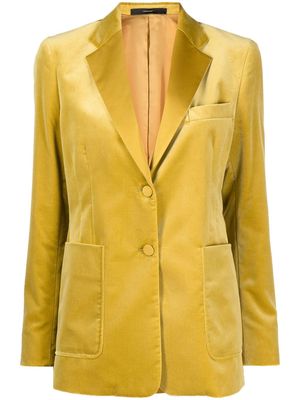 Paul Smith single-breasted cotton blazer - Yellow