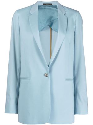 Paul Smith single-breasted notched blazer - Blue