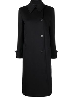 Paul Smith single-breasted wool-blend coat - Black