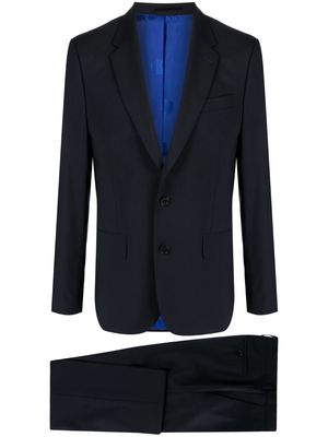 Paul Smith single-breasted wool-blend suit - Blue