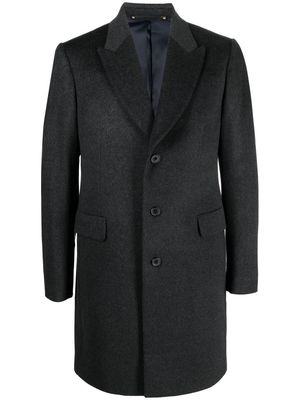 Paul Smith single-breasted wool overcoat - Grey
