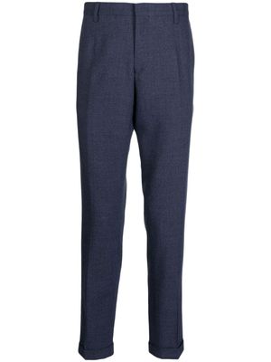 Paul Smith slim-cut wool trousers - Blue