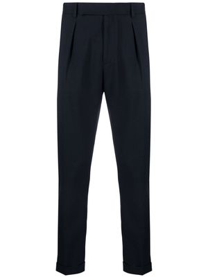 Paul Smith straight-leg tailored wool trousers - Blue