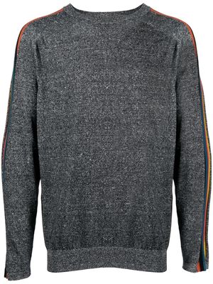 Paul Smith stripe-detail long-sleeve sweatshirt - Grey