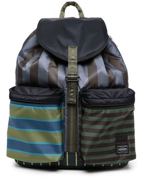 Paul Smith stripe-print backpack - Multicolour