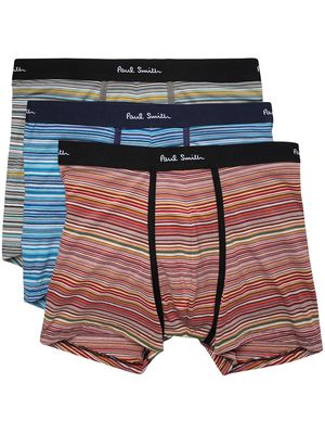 PAUL SMITH stripe-print boxers - Grey