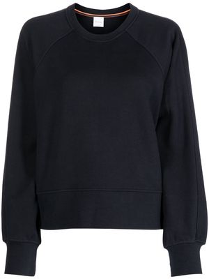 Paul Smith stripe-tab organic cotton sweatshirt - Blue