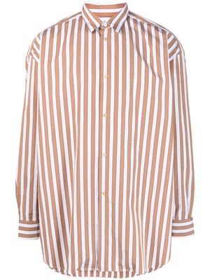 Paul Smith striped cotton shirt - Neutrals