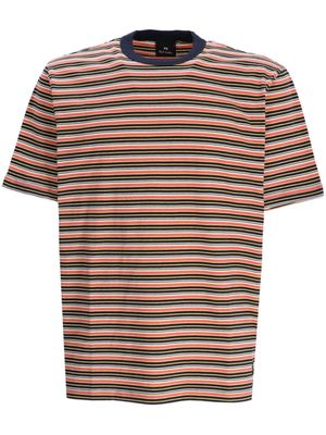 Paul Smith striped cotton T-shirt - Red