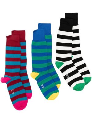 Paul Smith striped knit socks - Multicolour