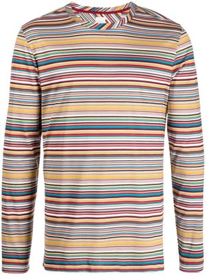 Paul Smith striped long-sleeve T-shirt - Multicolour