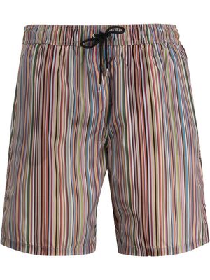 Paul Smith striped swimming shorts - Neutrals