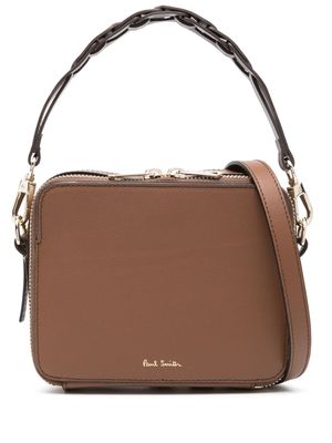 Paul Smith striped-trim mini bag - Brown