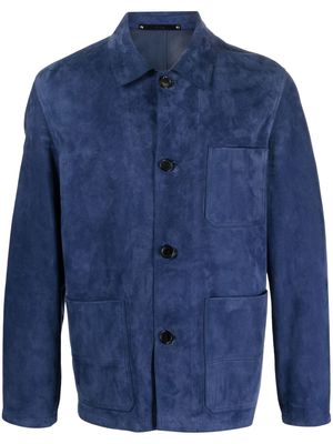 Paul Smith Suede Work jacket - Blue