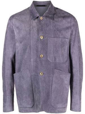 Paul Smith suede work jacket - Purple