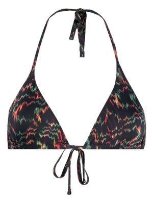 Paul Smith swirl-print bikini top - Multicolour