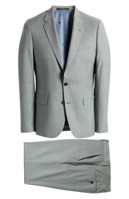Paul Smith Tailored Fit Stretch Cotton Suit in Light Green