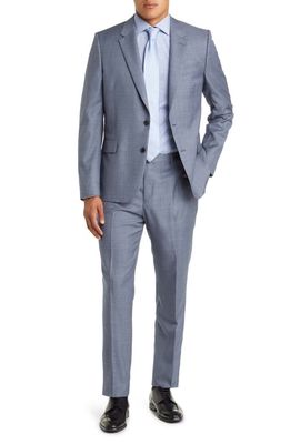 Paul Smith Tailored Fit Wool Suit in Blues