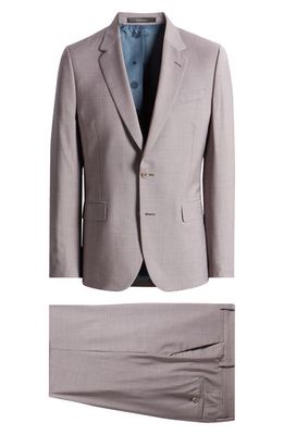 Paul Smith Tailored Fit Wool Suit in Lilac