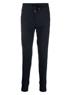 Paul Smith tapered cotton lounge trousers - Blue