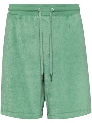 Paul Smith terry cloth-effect pyjama shorts - Green