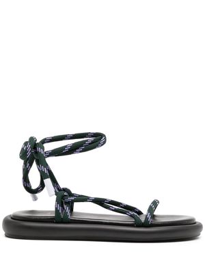 Paul Smith tie-ankle flat sandals - Black