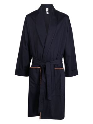 Paul Smith tied-waist wrap robe - Blue