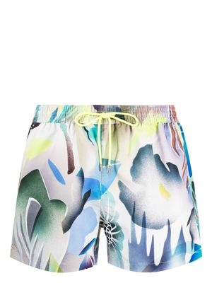 Paul Smith tropical-print swim shorts - Multicolour