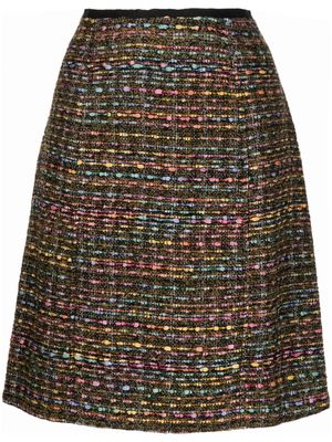 Paul Smith tweed A-line skirt - Multicolour