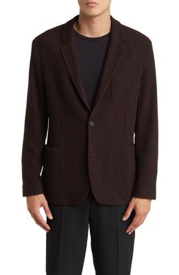 Paul Smith Two-Button Wool Sport Coat in Dark Red