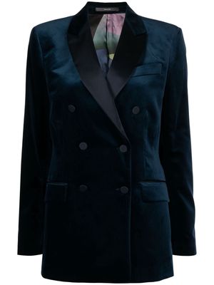 Paul Smith two-tone double-breasted blazer - Blue