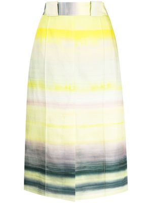 Paul Smith 'Untitled Stripe' skirt - Green
