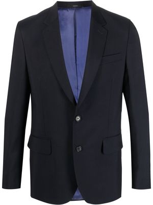Paul Smith V-neck classic-lapel blazer - Blue