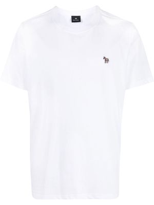 Paul Smith Zebra logo-patch T-shirt - White
