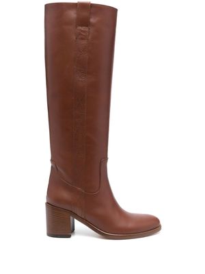 Paul Warmer 65mm decorative-stitching boots - Brown