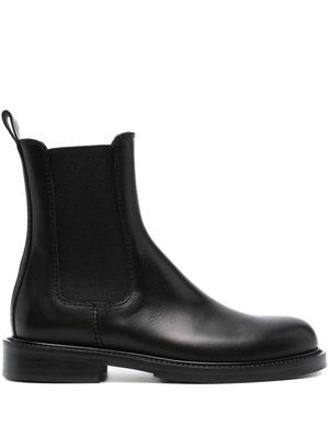 Paul Warmer Frederique round-toe black boots