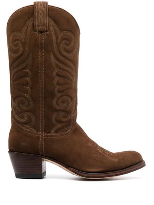 Paul Warmer Kansas De Luxe cowboy boots - Brown