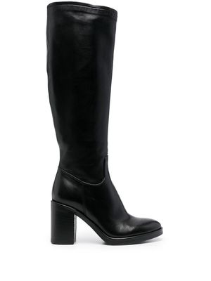 Paul Warmer knee-high leather boots - Black